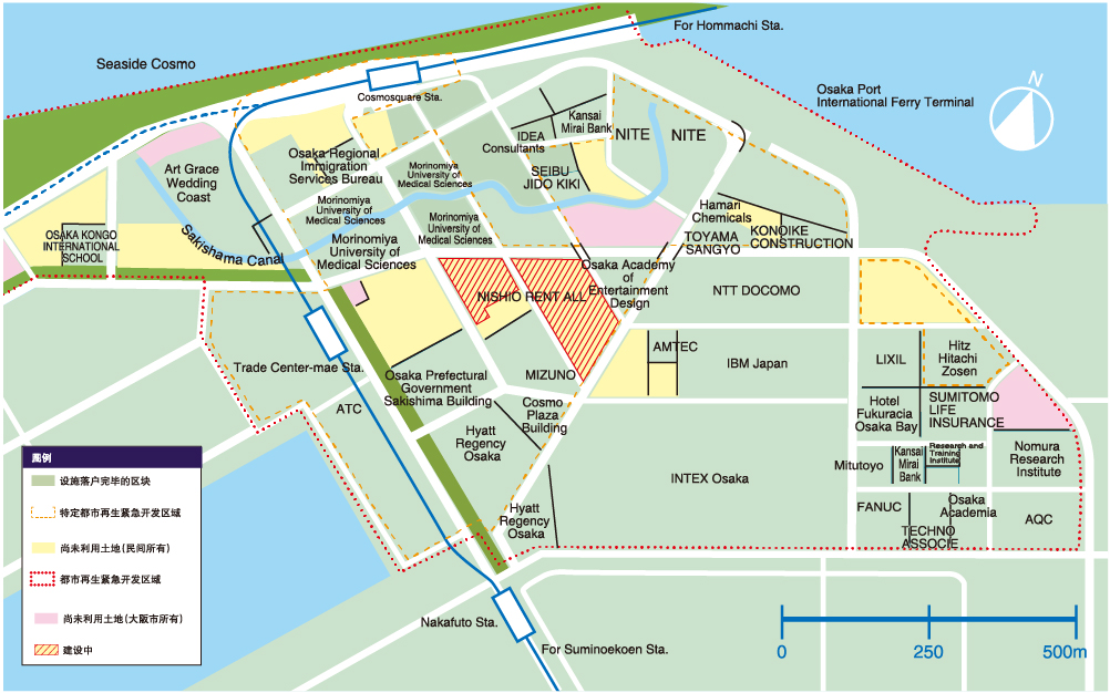 咲洲（Sakishima）Cosmosquare地区